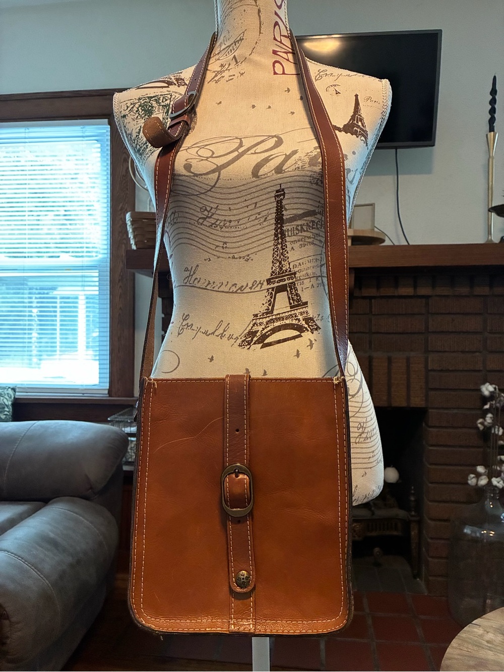 Patricia Nash “Venezia” Leather Crossbody
